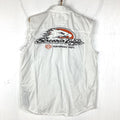 Harley Davidson Work Shirt Size Medium White Sleeveless Vest Screamin39 Eagle Graphic Tee – Cozy Vibes · Top Pick For Any Outfit