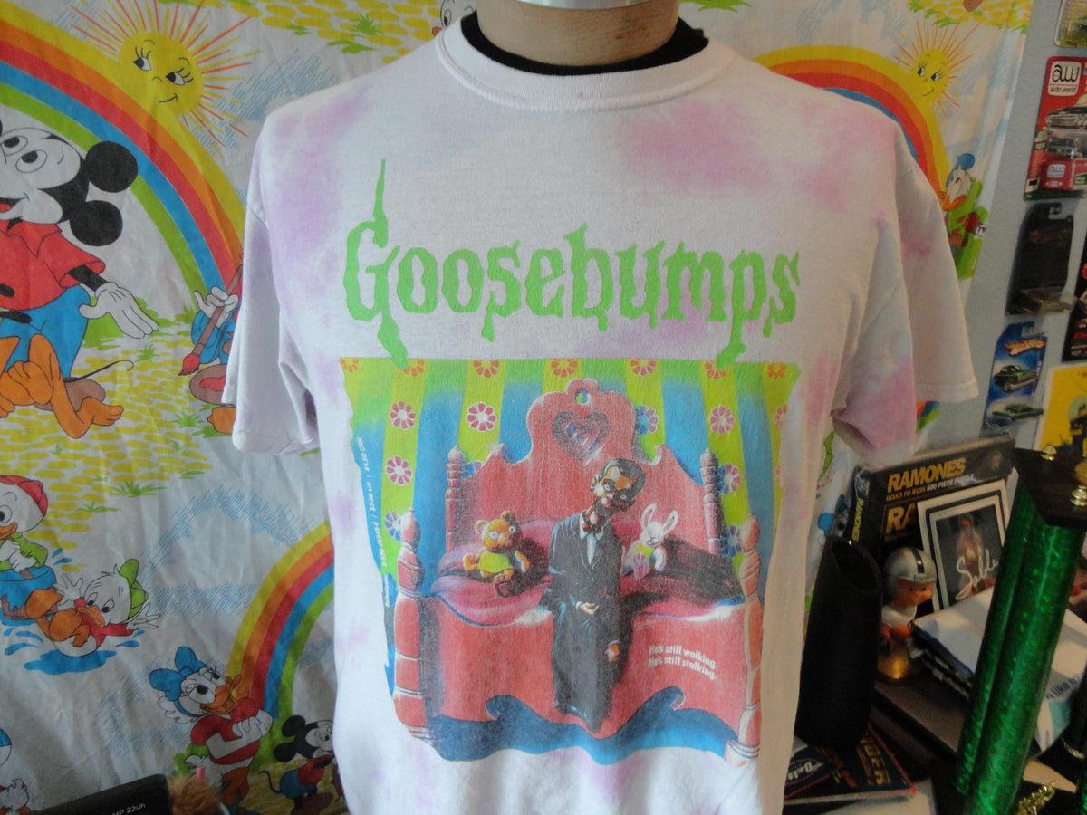 Goosebumps He39s Still Walking Stalking Ty Dye T Shirt M Graphic Tee – Fan Favorite · Perfect For Daily Wear