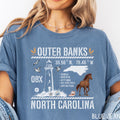 Outer Banks Shirt Nags Head North Carolina OBX Tshirt Summer Vacation Beach Shirt Coastal Aesthetic Tee Ocean Lover Gift Graphic Tee – Everyday Comfort · Great Gift For Fans