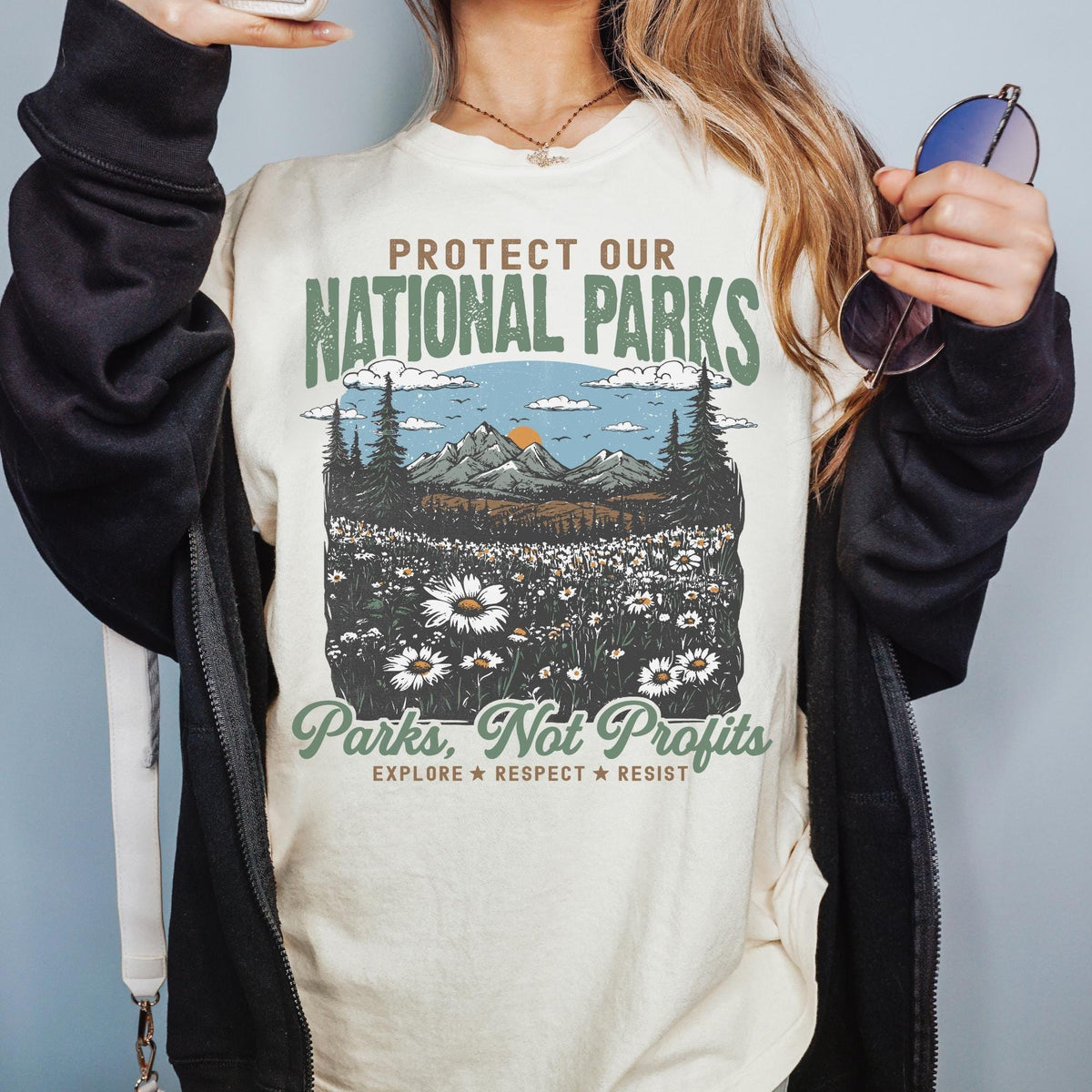 Protect Our National Parks Resist Shirt National Parks Protect National Parks Fuck Trump Anti Maga Protest Shirt Granola Graphic Tee – Feel-Good Design · Trending Graphic Apparel