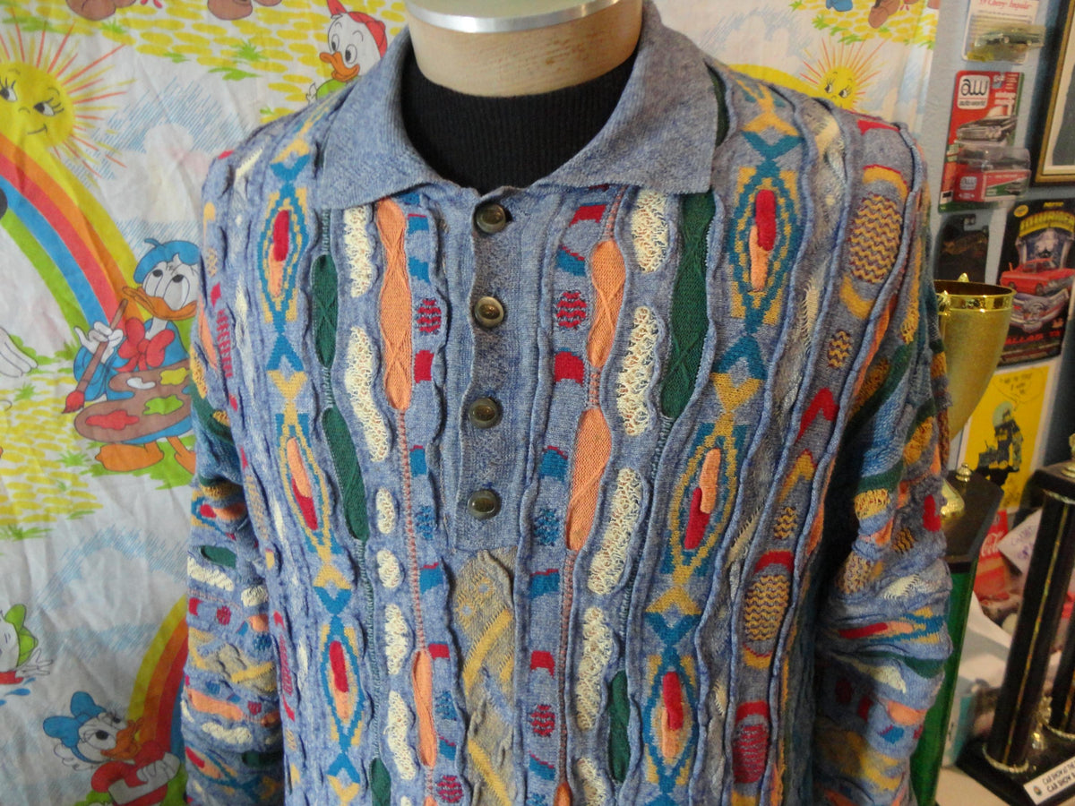 Vintage Coogi STYLE Geccu Sweater Size L Graphic Tee – Premium Graphic · Trending Graphic Apparel