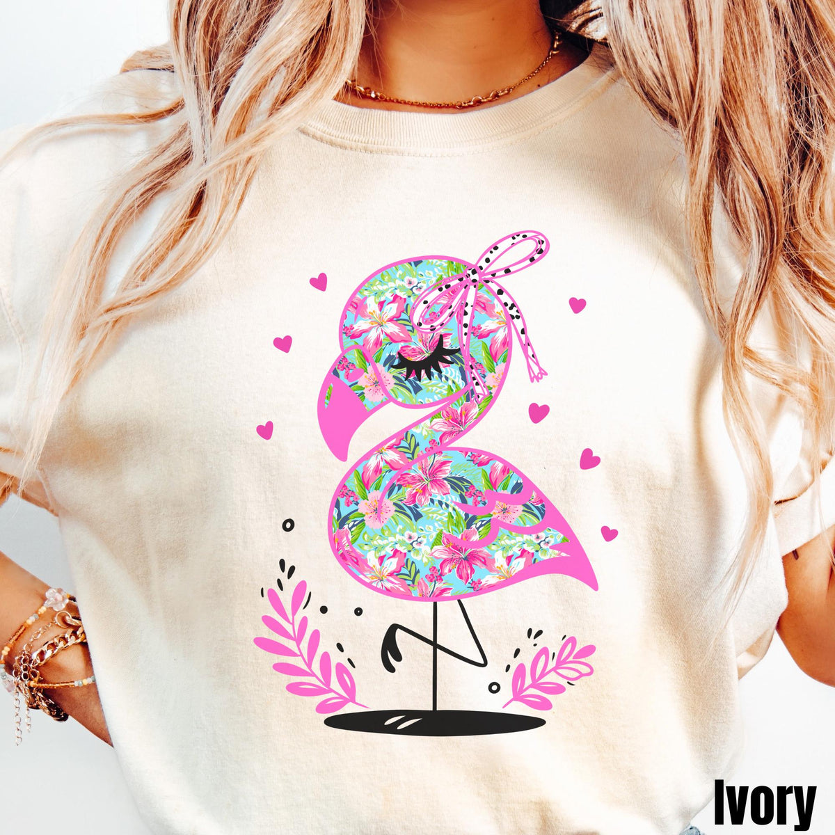 Preppy Flamingo Shirt Floral Flamingo Summer Beach Lover Shirt Coastal Aesthetic Shirt Ocean Lover Gift Beach Vacation Graphic Tee – Bold Style · Trending Graphic Apparel