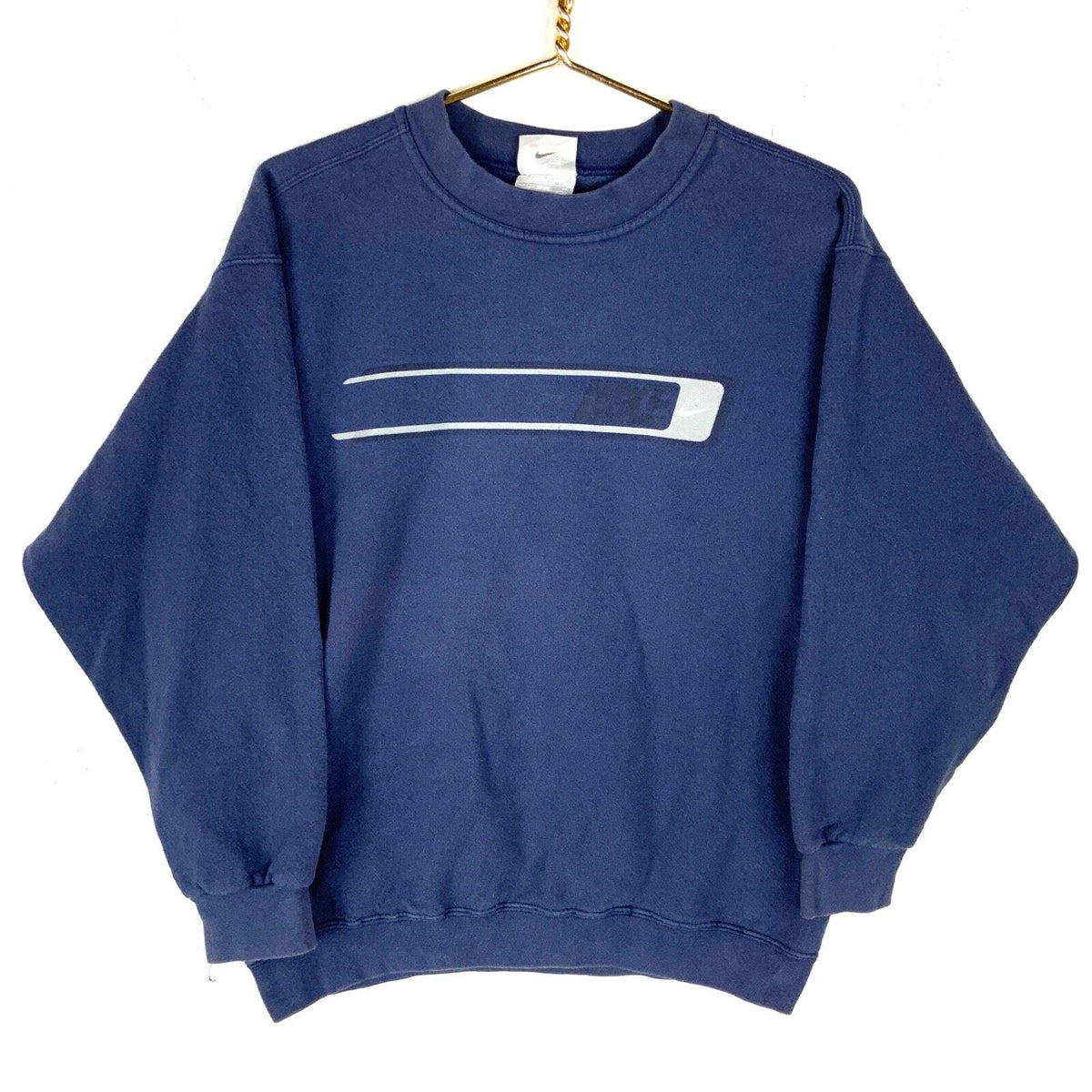 Vintage Nike Sweatshirt Crewneck Medium Blue Made In Usa Spell Out Swoosh 90s Sweatshirt – Soft Feel · High-Quality Print