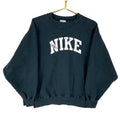 Vintage Nike Sweatshirt Crewneck Size Small Black Big Spell Out 90s Sweatshirt – Soft Feel · Must-Have Style