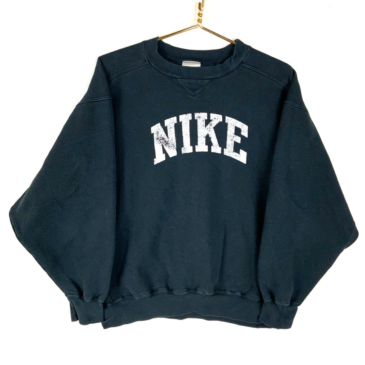 Vintage Nike Sweatshirt Crewneck Size Small Black Big Spell Out 90s Sweatshirt – Soft Feel · Must-Have Style