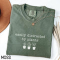 Easily Distracted By Plants Shirt Funny Gardening Gift Plant Mom Gift Gardener Gift Garden Lover Gift Plant Lady Gift Graphic Tee – Bold Style · Top Pick For Any Outfit