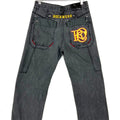 Vintage Roca Wear Denim Jean Size 30x29 Black Light Wash Straight Streetwear Y2K Graphic Tee – Premium Graphic · High-Quality Print