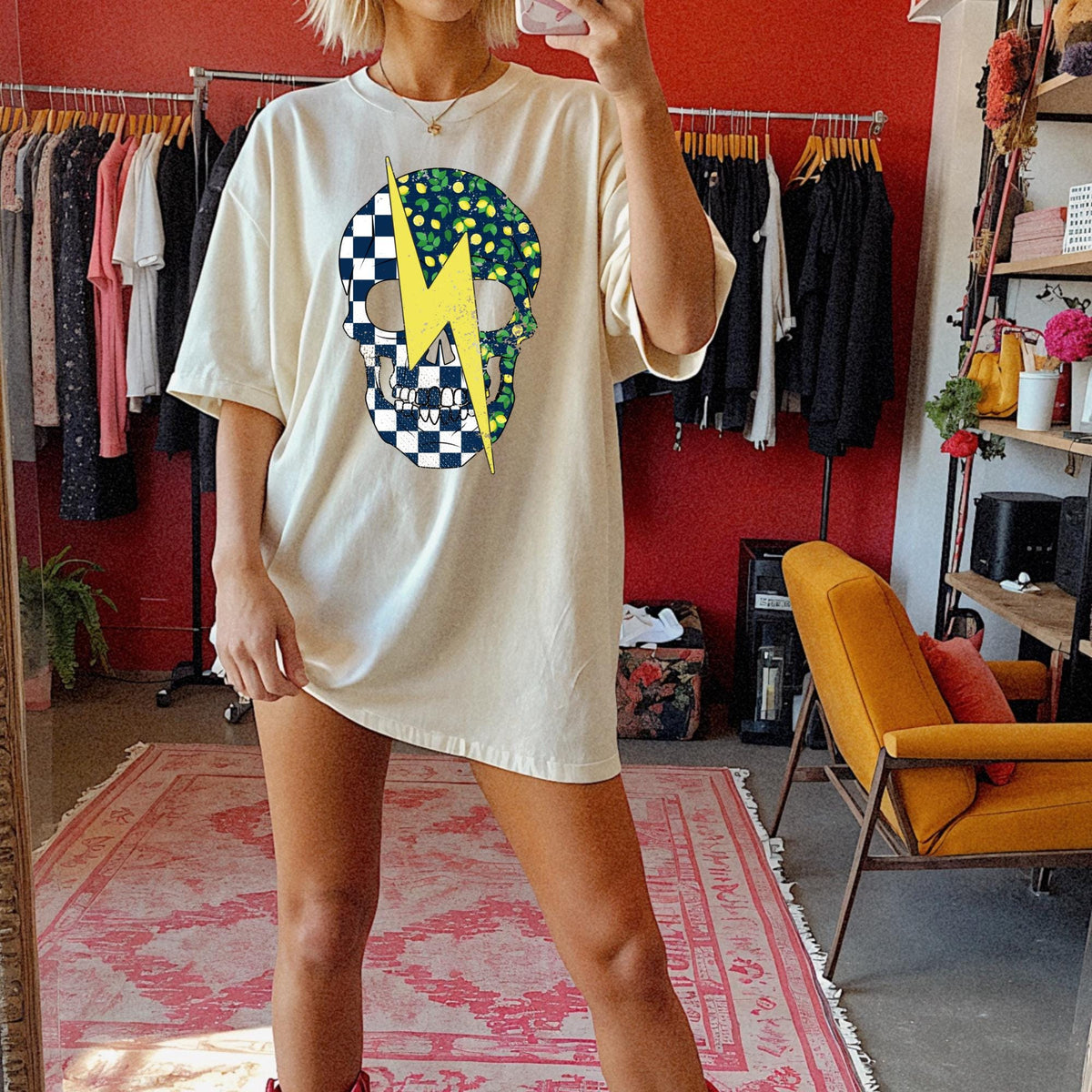 Lemon Shirt Fruit Shirt Gift for Her Gift For Mom Shirt Easy Peasy Tee Easy Peasy Tshirt Lemon Skull Graphic Tee – Feel-Good Design · Trending Graphic Apparel