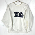 Vintage Champion Reverse Weave Warmup Sweatshirt Large Chi Omega Fraternity 80s Sweatshirt – Bold Style · Great Gift For Fans