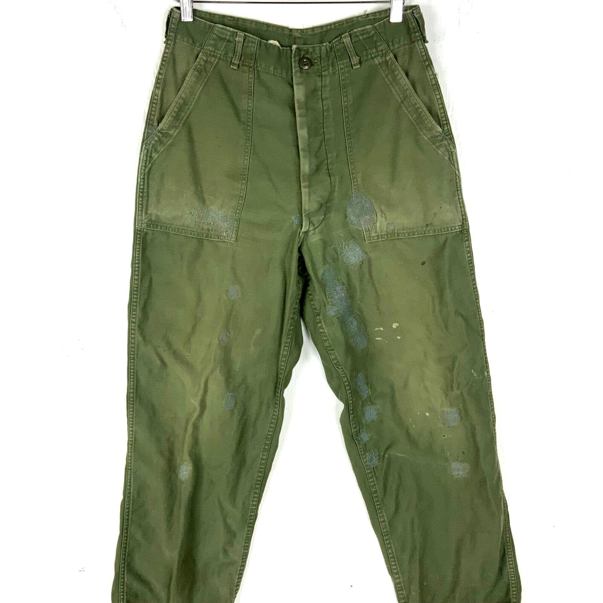 Vintage Military Og107 Trousers 32x33 Green Vietnam Era 60s 70s Graphic Tee – Aesthetic Look · Top Pick For Any Outfit