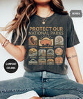 Retro Protect our National Parks TShirt Boho Tee Comfort Colors Shirt Unisex GarmentDyed Top Nature Lover Gift Activist gift Graphic Tee – Everyday Comfort · Great Gift For Fans