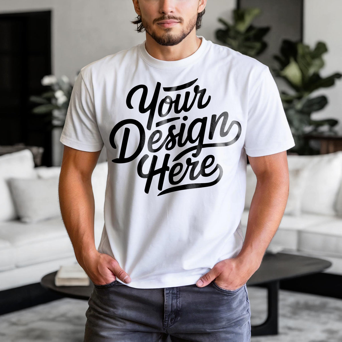 Men39s White Bella Canvas 3001 Mockup Male T shirt Mockup 3001 Bella Canvas Shirt Model Mockup T Shirt Mockup White Bella Canvas T Shirt Graphic Tee – Everyday Comfort · Great Gift For Fans