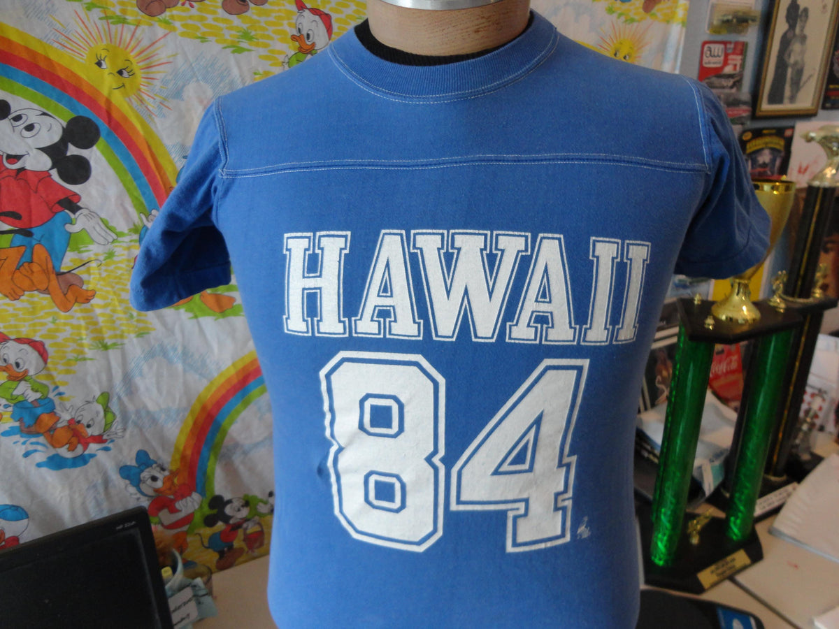 Vintage 8039s Hawaii 1984 Blue Poly Tees T Shirt Size M Graphic Tee – Warm & Stylish · Perfect For Daily Wear