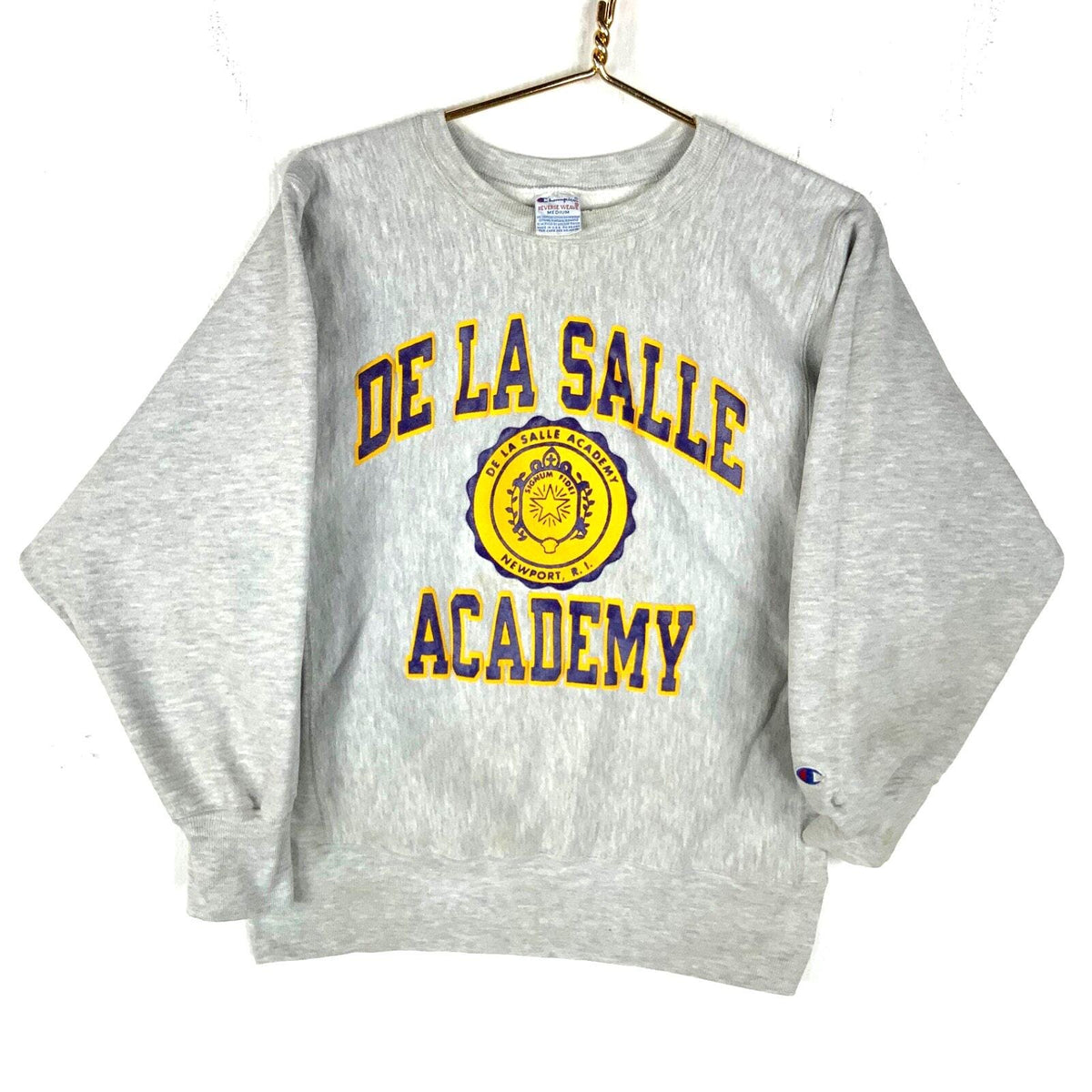 Vintage Champion Reverse Weave Sweatshirt Medium Ncaa De La Salle Explorers 90s Sweatshirt – Warm & Stylish · Great Gift For Fans