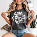 Pepper 1717 Mockup Pepper T shirt Mockup Pepper Model Mockup Pepper Shirt Mockup POD 1717 Graphic Tee – Soft Feel · High-Quality Print