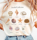 Seashell Collection Beach Tshirt Gift Tee Graphic Tee – Bold Style · Trending Graphic Apparel