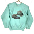 Vintage Otters Sweatshirt Crewneck Medium Blue Made In Usa 1986 Wildlife 80s Sweatshirt – Everyday Comfort · Perfect For Daily Wear