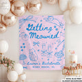 Cat Bachelorette Party Banner Custom Getting Meowied Welcome Sign Personalized Funny Cat Themed Bach Party Tapestry Here to Purrty Decor Graphic Tee – Premium Graphic · Top Pick For Any Outfit