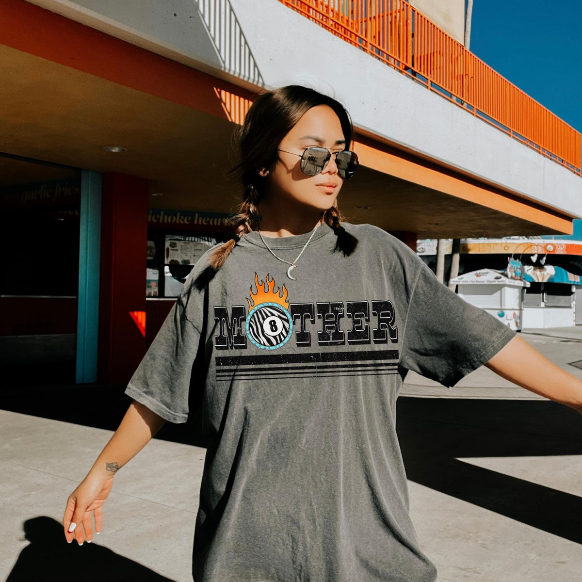 Mother 8 Ball Western Tshirt Western Shirt Country Girl Gift for Mama Cute Mama Shirt Mama Eight Ball Graphic Tee – Everyday Comfort · Must-Have Style