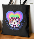 Cat Lover Retro Tote Bag Cat Print Canvas Bag Kitty Club Shopping Bag Cat Mom Gift Cat Lady Purse Tote Bag – Bold Style · Top Pick For Any Outfit