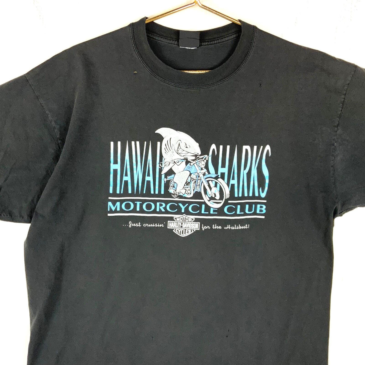 Vintage Harley Davidson TShirt XL Black Double Sided Pacific Hawaiian Shark Y2K Graphic Tee – Premium Graphic · Must-Have Style
