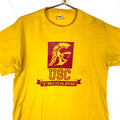 Vintage USC Trojans Tshirt XL Yellow Made In Usa Ncaa Single Stitch 70s 80s Graphic Tee – Everyday Comfort · Top Pick For Any Outfit