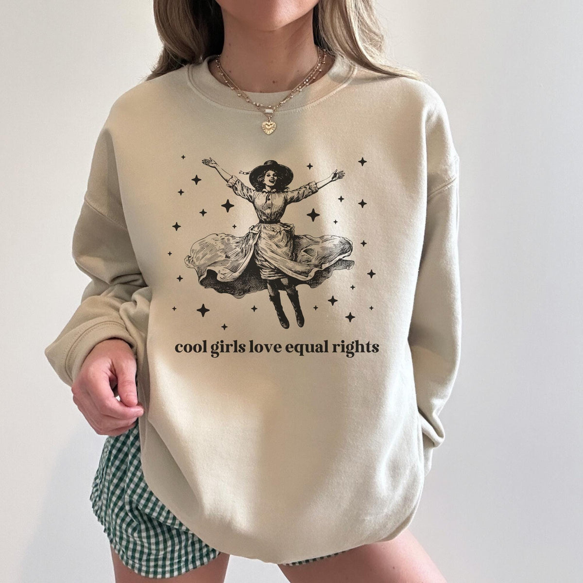 Equal Rights Funny Saying Sweatshirt Women39s Rights Gay Rights LGBTQ Shirt Cute Feminist Shirt for Daughter Women39s History Professor Sweatshirt – Premium Graphic · Trending Graphic Apparel