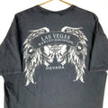 Harley Davidson TShirt Size 2XL Black Y2K Grunge Winged Skulls Las Vegas Usa Graphic Tee – Aesthetic Look · Top Pick For Any Outfit