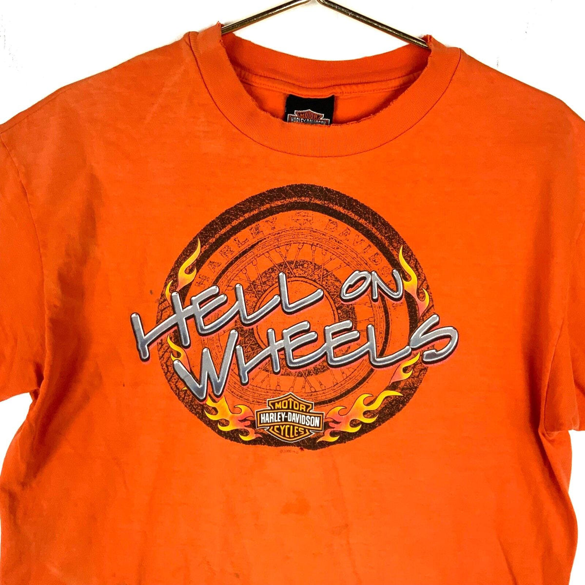 Vintage Harley Davidson TShirt Large Orange Double Sided 2000 Usa Y2K Graphic Tee – Cozy Vibes · Must-Have Style