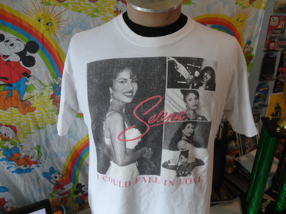 Selena Quintanilla the queen I Could Fall In Love Tee White T Shirt L Graphic Tee – Aesthetic Look · Great Gift For Fans