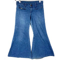 Vintage JC Penney Flare Women39s Denim Jean 32x30 Blue 70s Graphic Tee – Premium Graphic · High-Quality Print