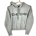 Bebe Women39s Sweatshirt Hoodie Medium Gray Bedazzled Hoodie – Easygoing Wear · High-Quality Print