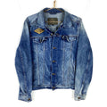 Heros Motors Denim Jean Jacket Size Large Blue Button Up Graphic Tee – Fan Favorite · Perfect For Daily Wear