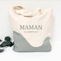 Tote bag quotMamanquot Fte des mres cadeau maman ide cadeau maman sac personnalis anniversaire maman cadeau nol maman Tote Bag – Fan Favorite · Perfect For Daily Wear