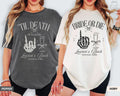 Bride Or Die Funny Bachelorette Party Shirts Til Death Do Us Party Halloween Bachelorette Favors Gothic Bride Tshirt Skeleton Bach Shirts Graphic Tee – Warm & Stylish · High-Quality Print