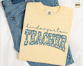 Kindergarten Teacher Shirt Daisy Back to School Floral Tee Elementary School Kindergarten Team 1st Day Of School Tshirt Graphic Tee – Easygoing Wear · Trending Graphic Apparel