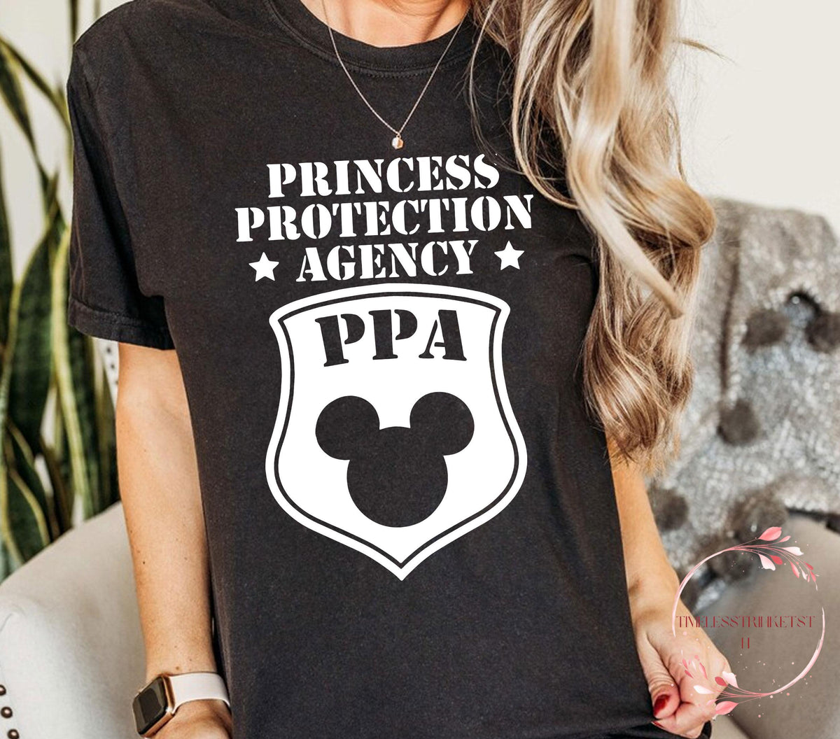 Princess Protection Agency Shirt Disney PPA Badge Tee for Dad Uncle Grandpa Family Matching Security Shirt Cute Park Day Outfit Graphic Tee – Fan Favorite · Great Gift For Fans