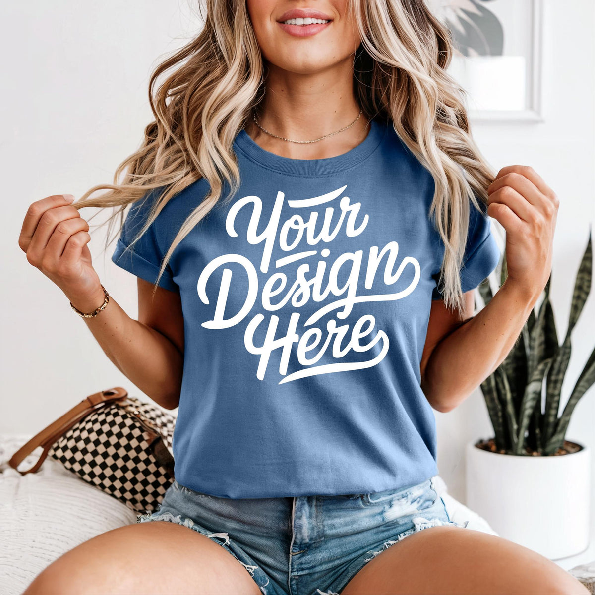 Blue Jean 1717 Mockup Blue Jean T shirt Mockup 1717 POD Model Mockup Blue Jean TShirt Mockup Graphic Tee – Feel-Good Design · Great Gift For Fans
