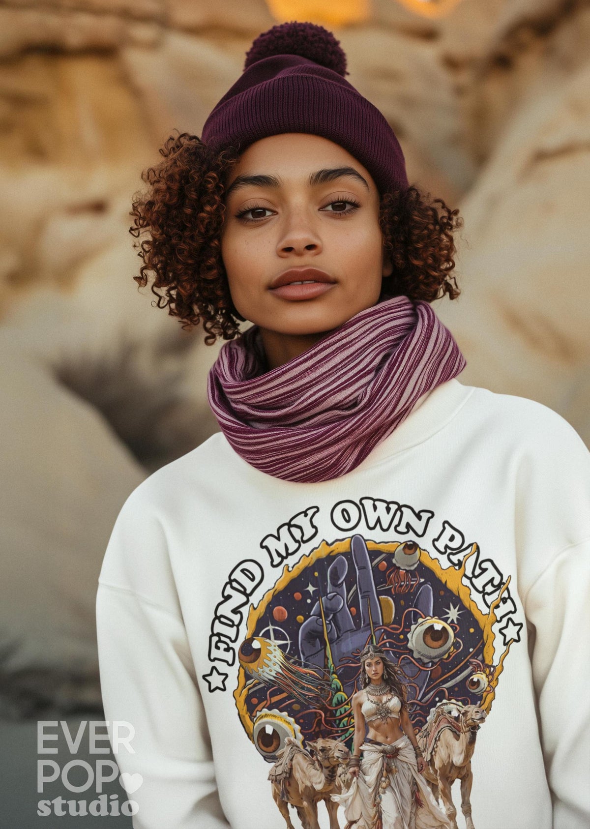 Find My Path Hoodie Inspirational Sweatshirt Mental Health Sweater Motivational Hoody Therapist Jumper Self Awareness Shirt Witch Hoodie – Aesthetic Look · Must-Have Style