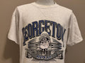 Vintage 90s Georgetown University Hoyas Tshirt L Graphic Tee – Soft Feel · Trending Graphic Apparel