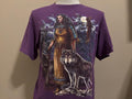 Vintage 2000s Native American Tribal Wolves Wildlife Tshirt L Graphic Tee – Soft Feel · Great Gift For Fans