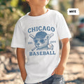 Youth Chicago Baseball Tee Kids Team Sports Shirt Children39s Baseball Shirt Boys Girls Cub tee Baseball Apparel Little League Game Day Graphic Tee – Warm & Stylish · High-Quality Print