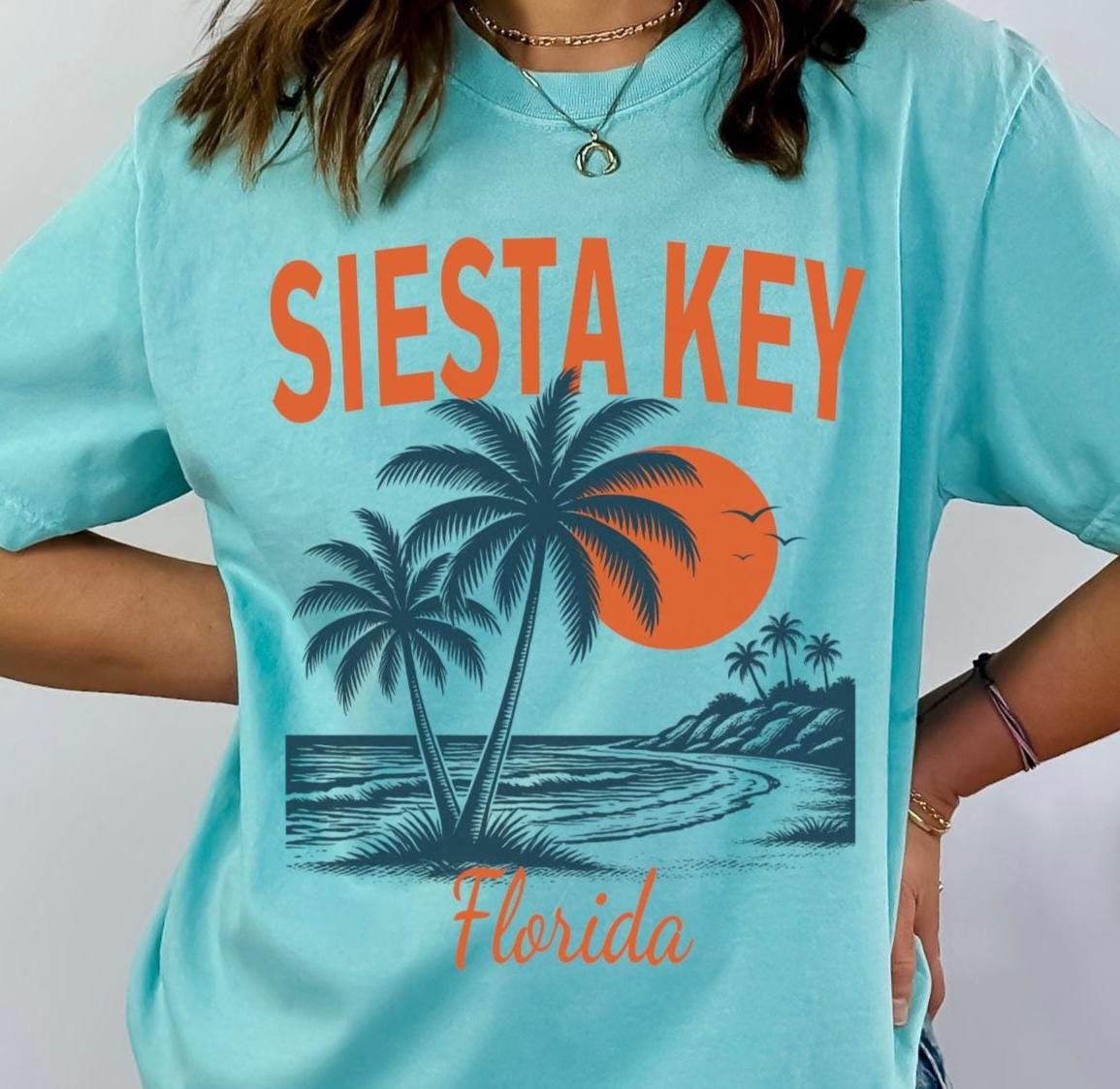 Siesta Key Florida Beach Tshirt Gift Tee Family Vacation Shirt Graphic Tee – Bold Style · Must-Have Style
