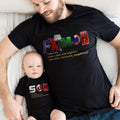 Matching New Dad and Baby Hero Shirts First Fathers Day Gift Superhero Dad and Sidekick Outfit Hero Dad and Baby Set Graphic Tee – Feel-Good Design · High-Quality Print