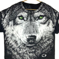 Liquid Blue Wolf TShirt Size XL Black All Over Print Wildlife Graphic Tee – Bold Style · Top Pick For Any Outfit