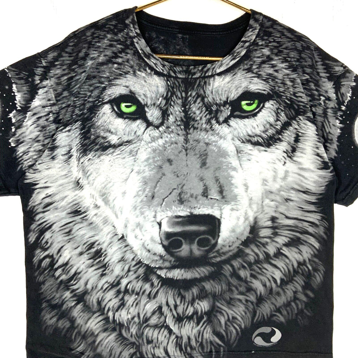 Liquid Blue Wolf TShirt Size XL Black All Over Print Wildlife Graphic Tee – Bold Style · Top Pick For Any Outfit