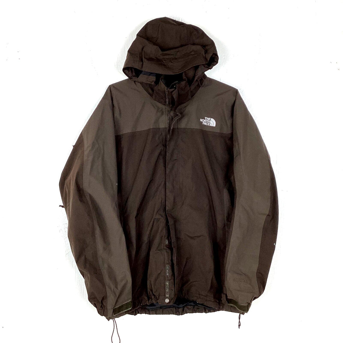 The North Face Windbreaker Jacket Size Large Brown Hooded Full Zip Graphic Tee – Soft Feel · Top Pick For Any Outfit