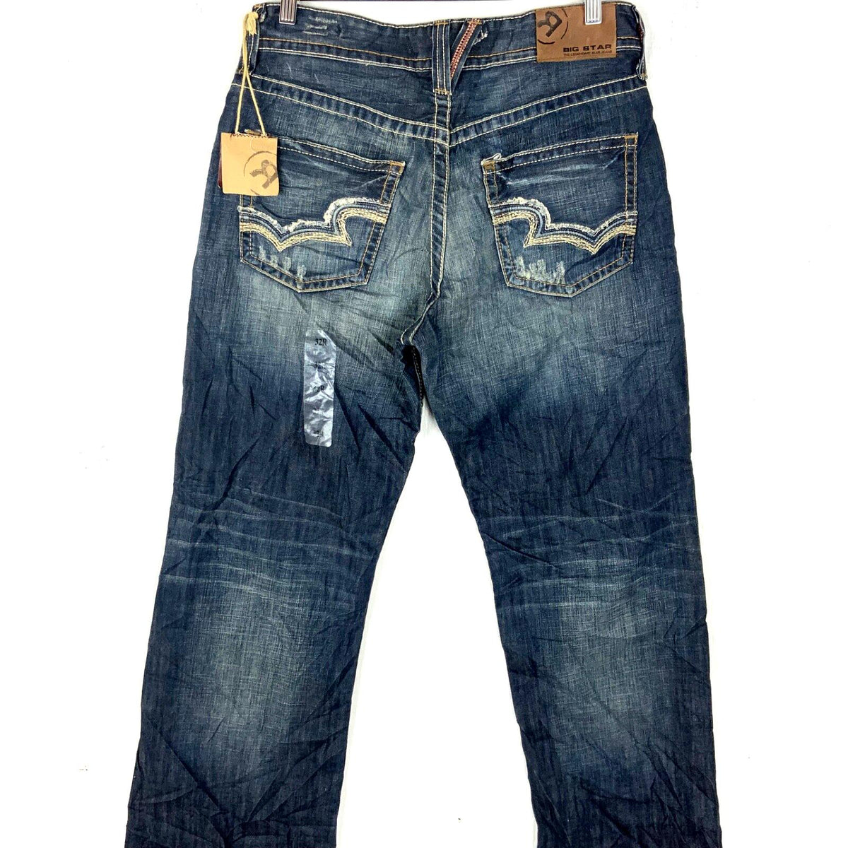 Y2K Big Star Denim Jean 32R Blue Dark Wash Straight Leg New With Tags Graphic Tee – Cozy Vibes · Great Gift For Fans