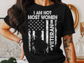 Veteran T Shirt American Flag T Shirt Patriotic Tee Military Veteran I Am Not Most Women Shirt Veteran Gift Strong Women Tee Graphic Tee – Cozy Vibes · Must-Have Style