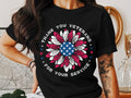 Thank You Veterans T Shirt Patriotic Flower Tee American Flag Veterans Day Apparel Gift for Veteran Remembrance Day T Shirt Graphic Tee – Aesthetic Look · Must-Have Style